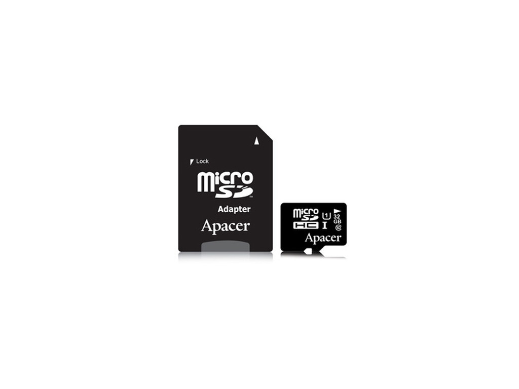 Памет Apacer 32GB Micro-Secure Digital HC UHS-I Class 10 (1 adapter) 15284.jpg