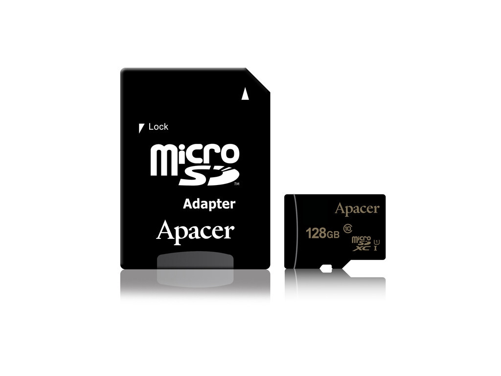 Памет Apacer 128GB Micro-Secure Digital XC UHS-I Class 10 (1 adapter) 15286_1.jpg