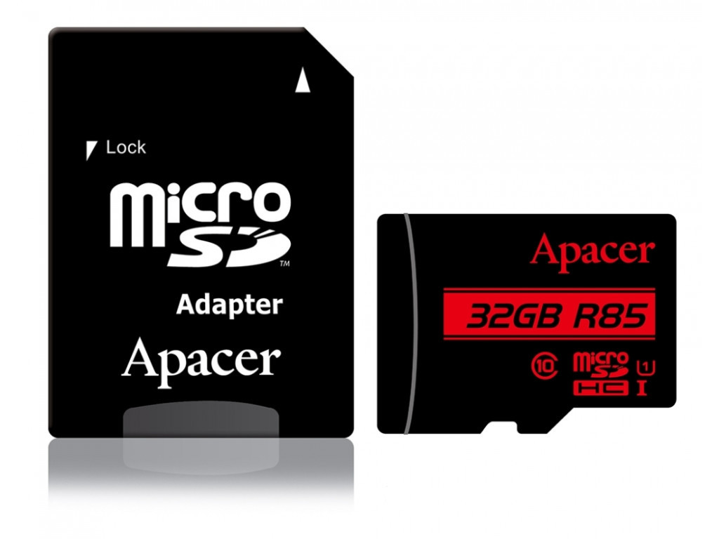 Памет Apacer 32GB microSDHC Class 10 UHS-I (1 adapter) 27233.jpg