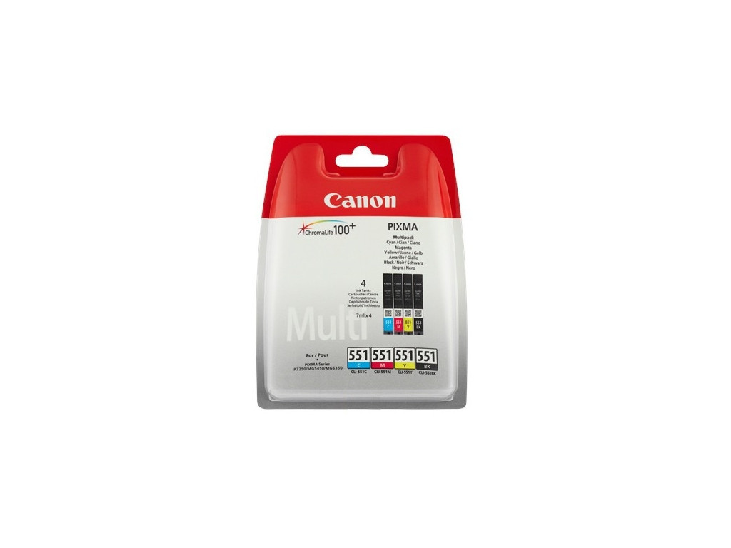 Консуматив Canon CLI-551 CMYB Multipack 11889_4.jpg