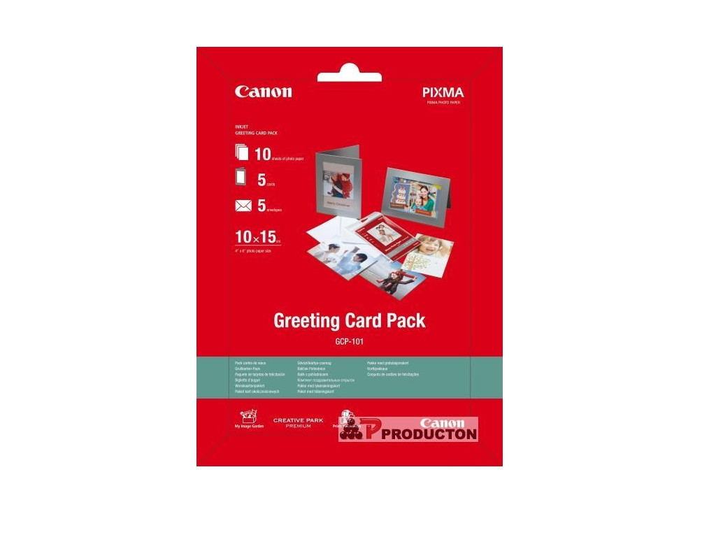 Хартия Canon Greeting Card Pack (GCP-101) with photo paper 10x15 cm 12198.jpg