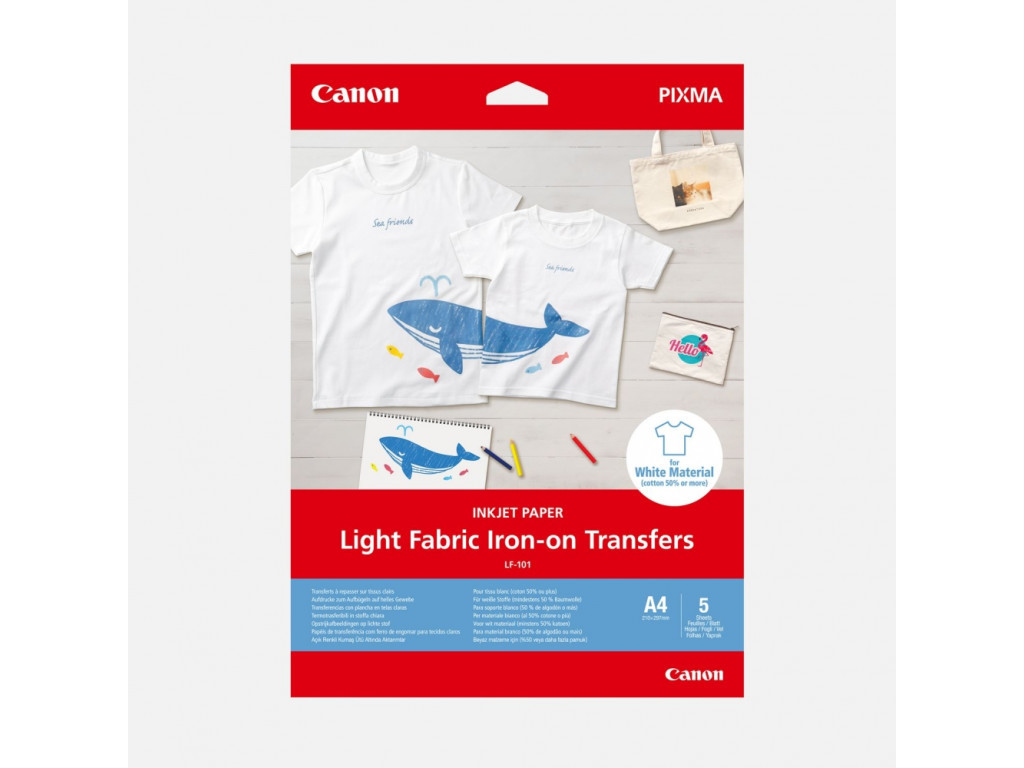 Хартия Canon Light Fabric Iron-on Transfers A4 20067_4.jpg