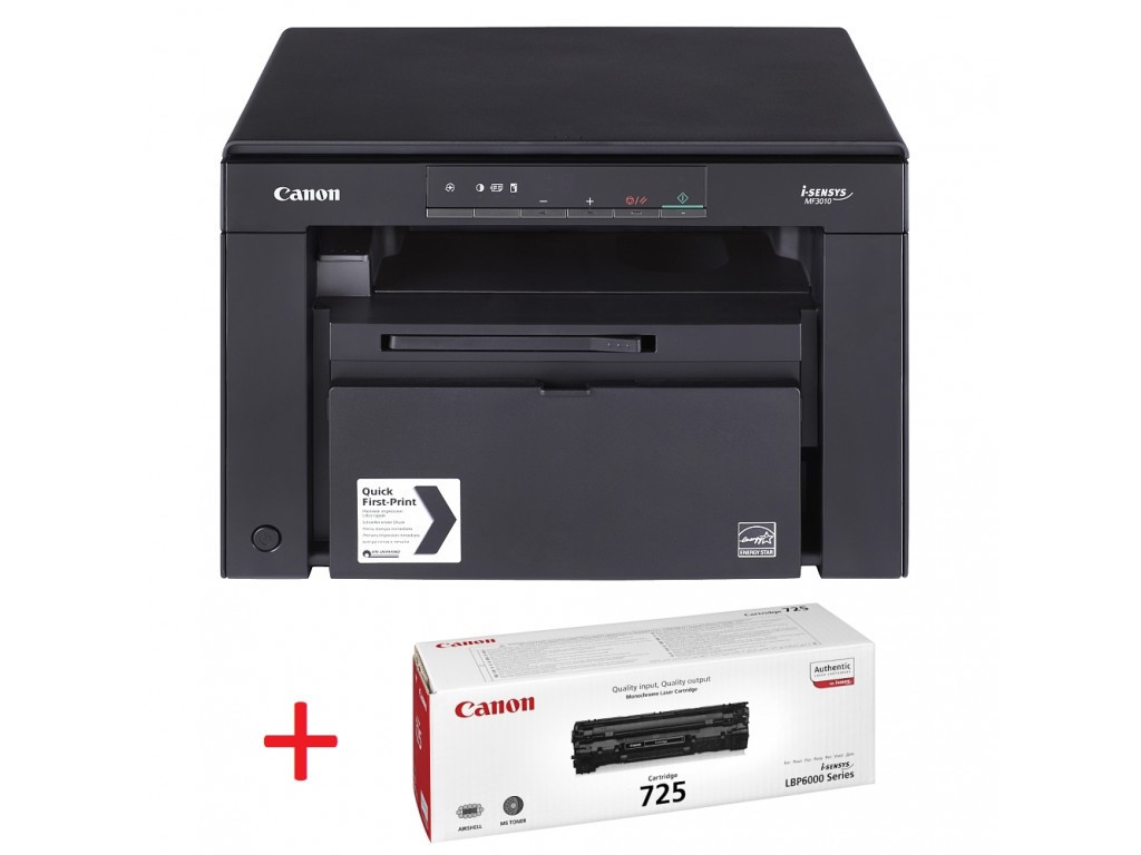 Лазерно многофункционално устройство Canon i-SENSYS MF3010 Printer/Scanner/Copier + Canon CRG725 Toner Cartridge 7134_1.jpg
