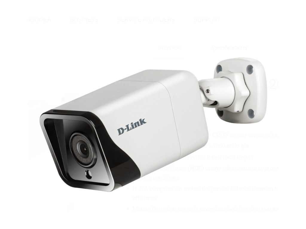 Камера D-Link 2-Megapixel H.265 Outdoor Bullet Camera 17251.jpg