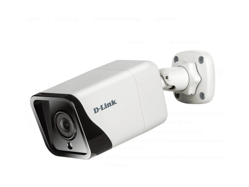 Камера D-Link 4-Megapixel H.265 Outdoor Bullet Camera 17252.jpg
