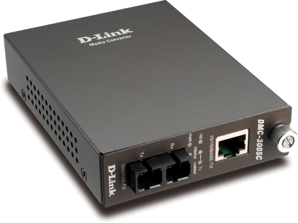 Медиа конвертор D-Link 10/100BaseTX to 100BaseFX Multimode Media Converter with SC Fiber Connector 17295_1.jpg