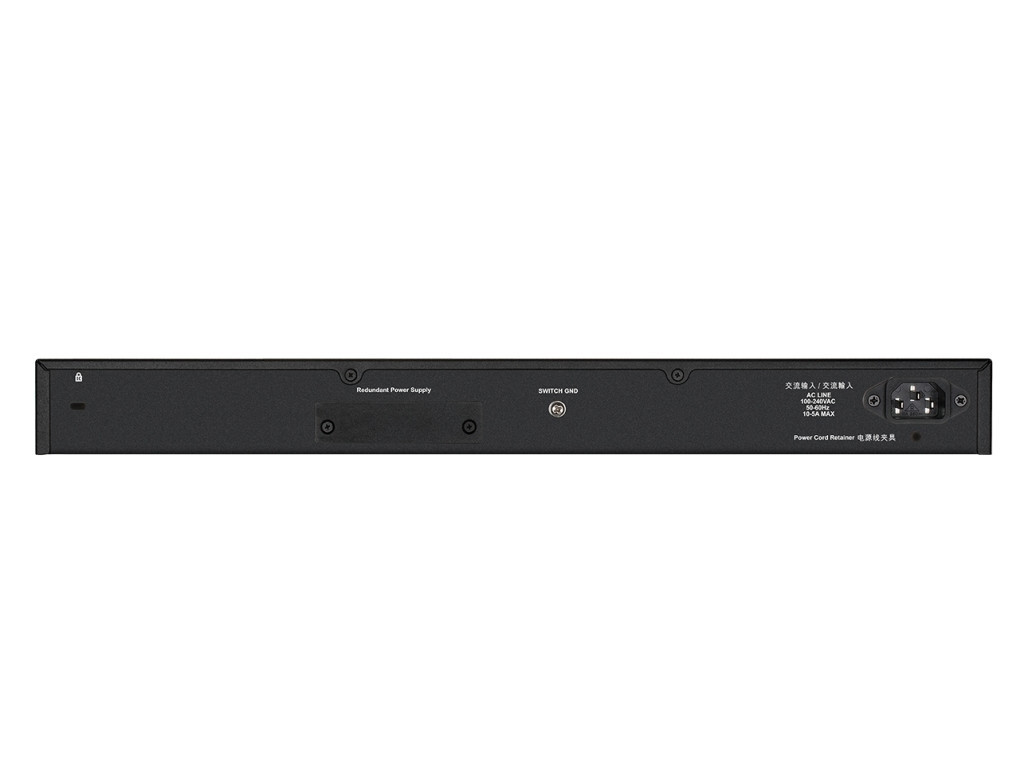 Комутатор D-Link 24 x 10/100/1000BASE-T PoE ports (370W budget) Layer 3 Stackable Managed Gigabit Switch with 2 x 10GBASE-T ports and 4 x SFP+ ports 24200_5.jpg