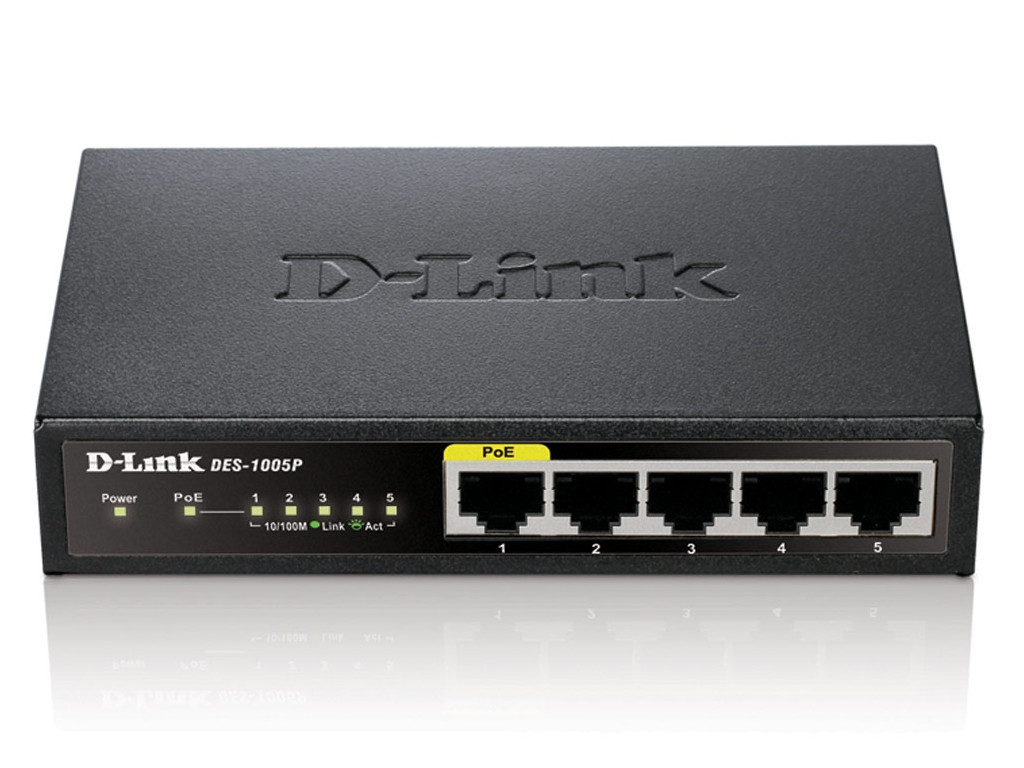 Комутатор D-Link 5-Port Fast Ethernet PoE Desktop Switch 9231_23.jpg