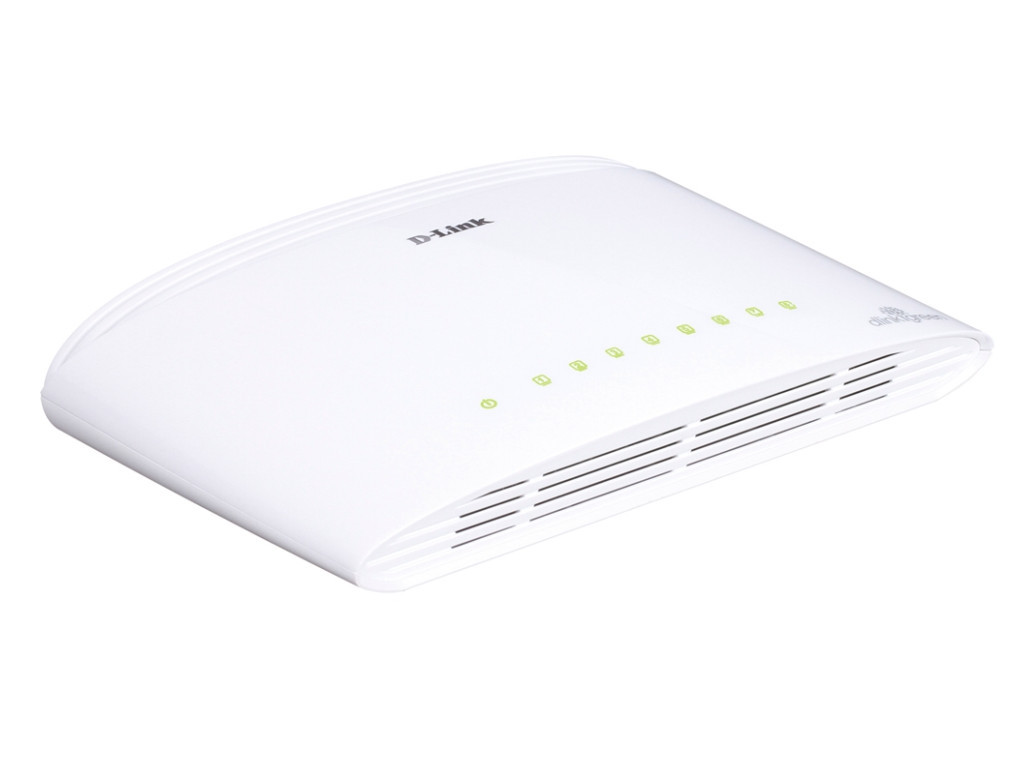 Комутатор D-Link 8-Port 10/100/1000Mbps Copper Gigabit Ethernet Switch 9239_6.jpg