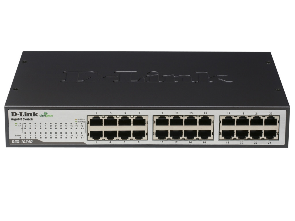 Комутатор D-Link 24-Port 10/100/1000Mbps Copper Gigabit Ethernet Switch 9242_1.jpg