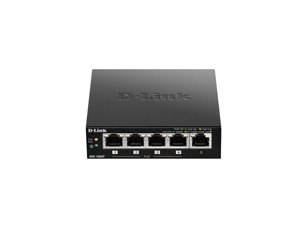 Комутатор D-Link 5-Port Desktop Gigabit PoE+ Switch 9256_1.jpg