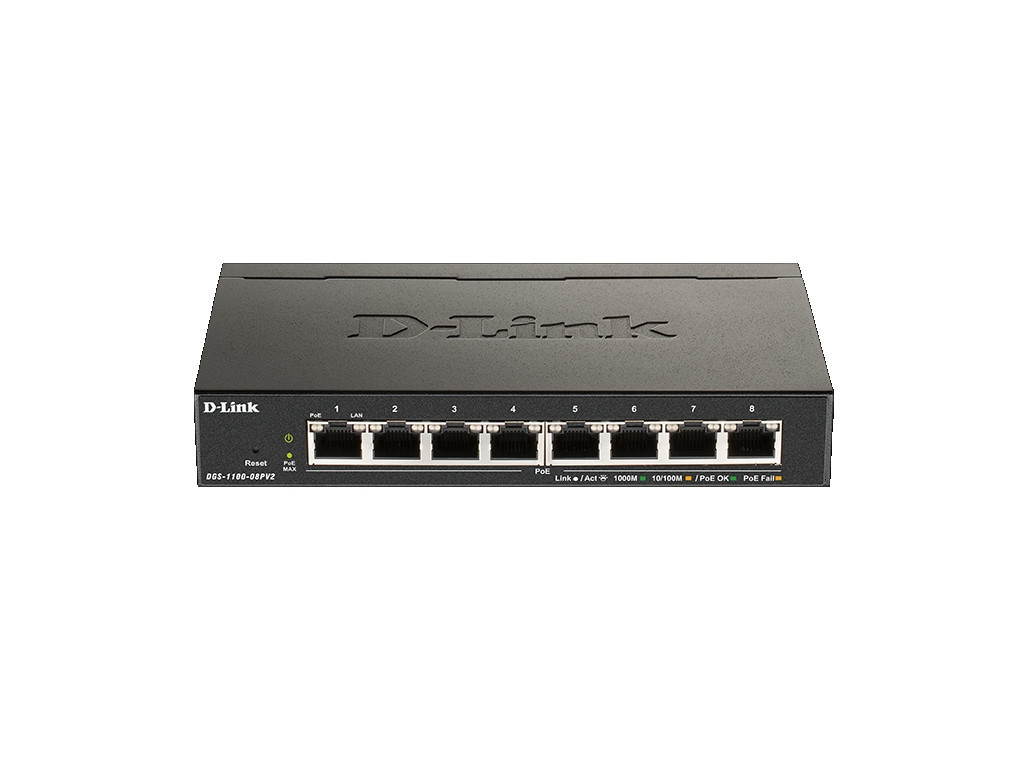 Комутатор D-Link 8-Port PoE Gigabit Smart Switch 9270_8.jpg