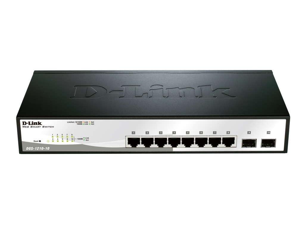 Комутатор D-Link 10-Port Gigabit Smart Switch with 2 SFP ports 9277_21.jpg
