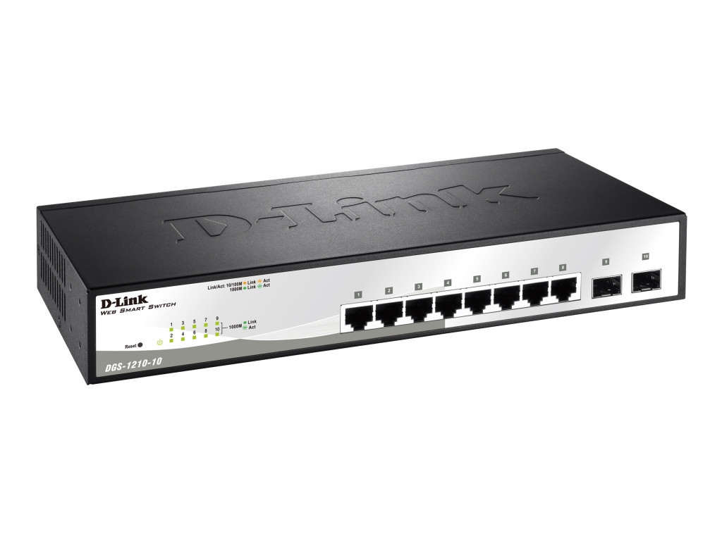 Комутатор D-Link 10-Port Gigabit Smart Switch with 2 SFP ports 9277_4.jpg