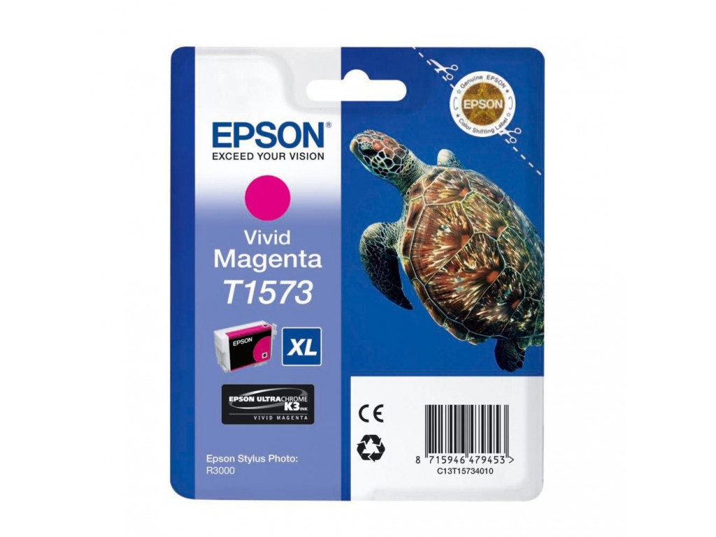 Консуматив Epson T1573 Vivid Magenta for Epson Stylus Photo R3000 12287_1.jpg