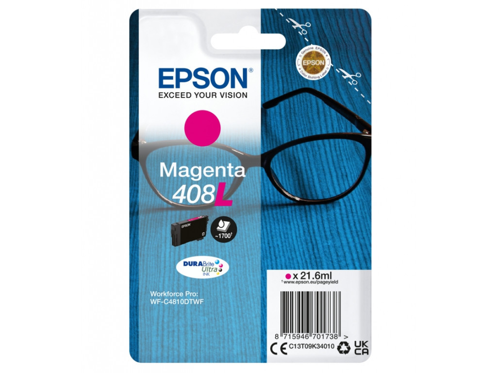 Консуматив Epson 408L Spectacles DURABrite Ultra Single Magenta Ink 24353_2.jpg