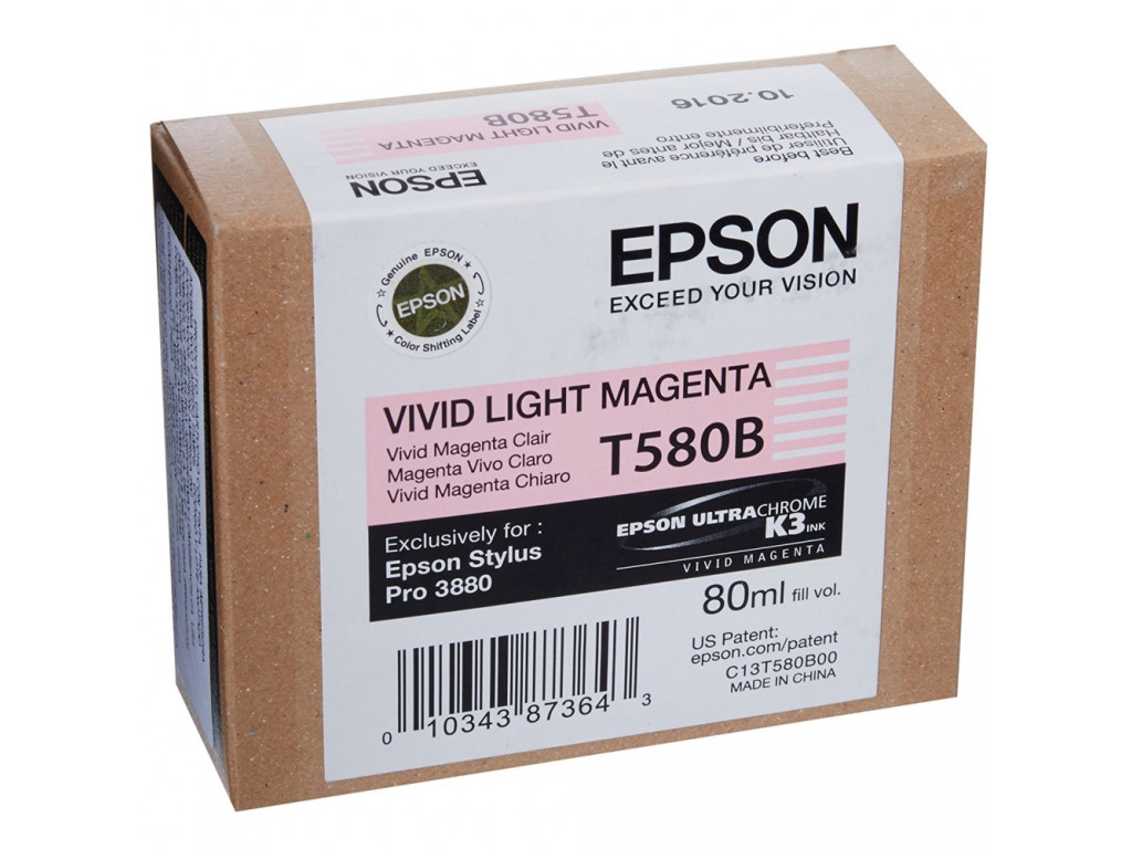 Консуматив Epson T580 Vivid Light Magenta for Stylus Pro 3880 80ml  7882_4.jpg