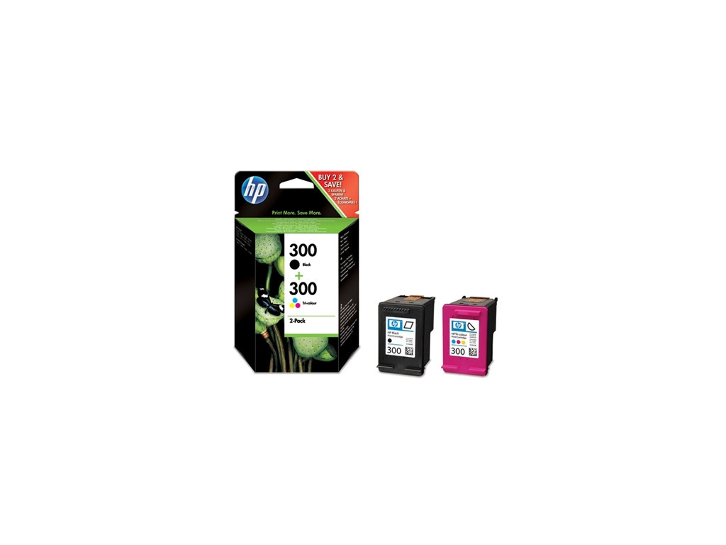 Консуматив HP 300 Combo-pack Black/Tri-color Ink Cartridges 12632_1.jpg