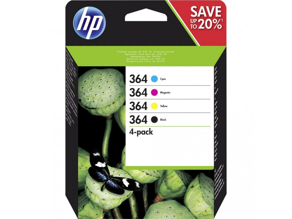 Консуматив HP 364 CMYK Ink Cartridge Combo 4-Pack 12718_1.jpg