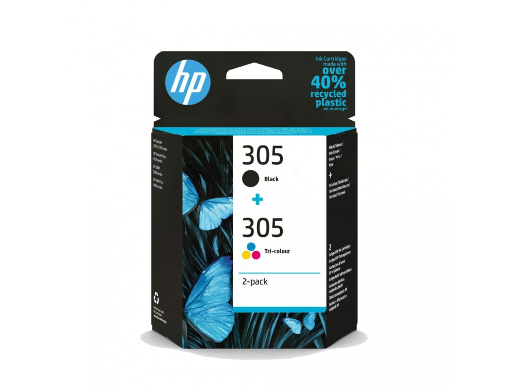 Консуматив HP 305 2-Pack Tri-color/Black Original Ink Cartridge 12811_1.jpg