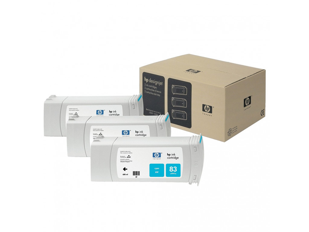 Консуматив HP 83 3-pack 680-ml Cyan UV Cartridges 12907_1.jpg