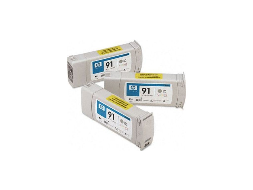 Консуматив HP 91 3-pack 775-ml Light Gray Ink Cartridges 12957_1.jpg
