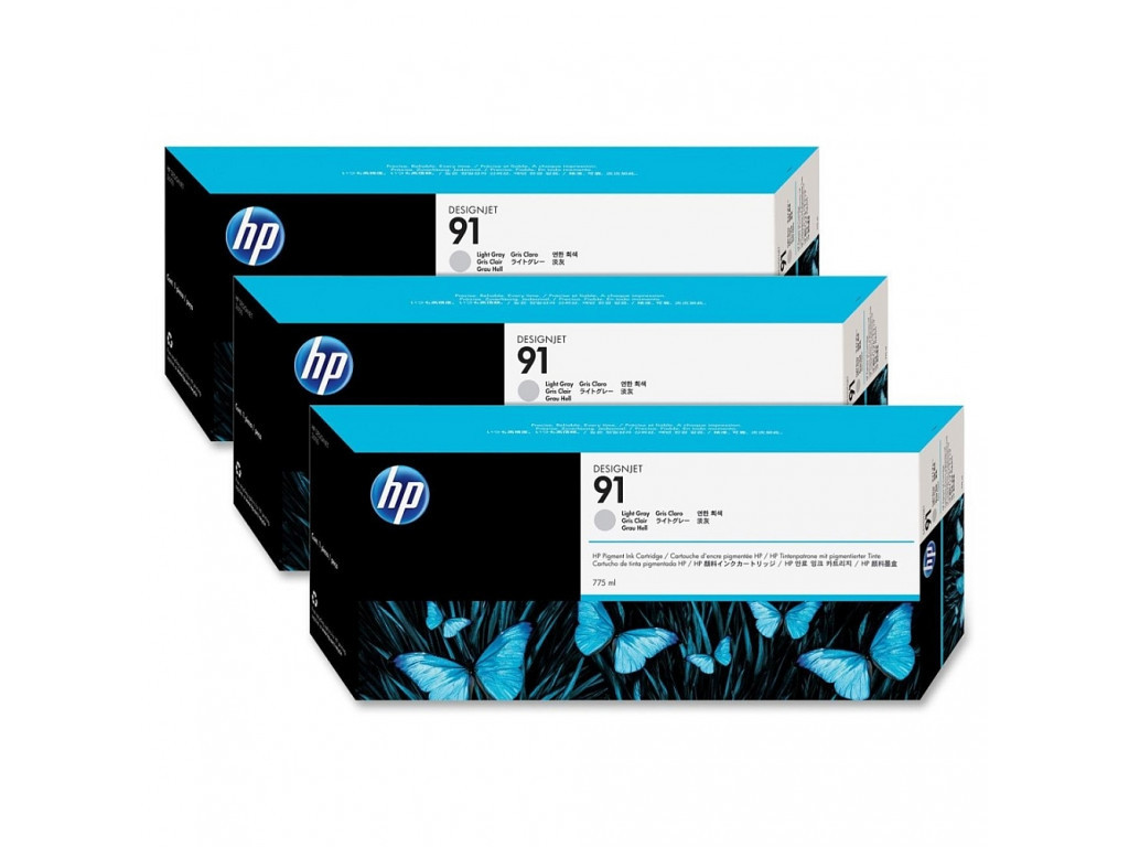 Консуматив HP 91 3-pack 775-ml Light Gray Ink Cartridges 12957_8.jpg