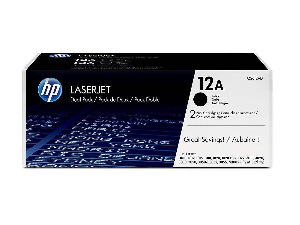 Консуматив HP 12A Black Dual Pack LaserJet Toner Cartridges 13174_1.jpg