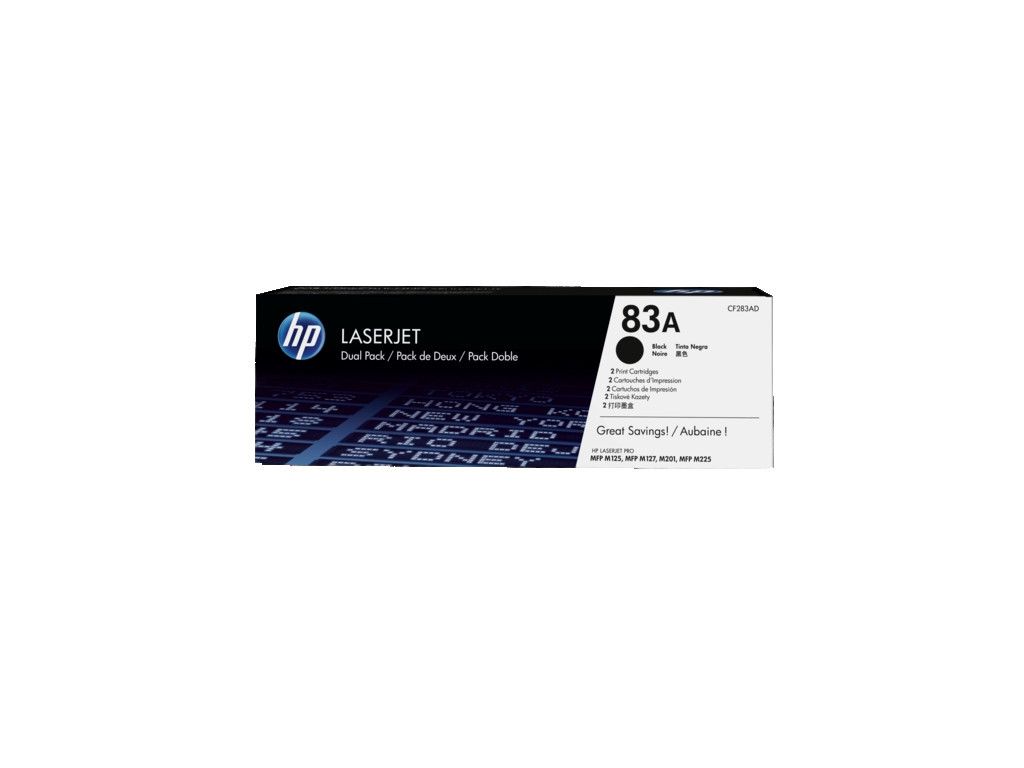 Консуматив HP 83A 2-pack Black Original LaserJet Toner Cartridge (CF283AD) 13409_5.jpg