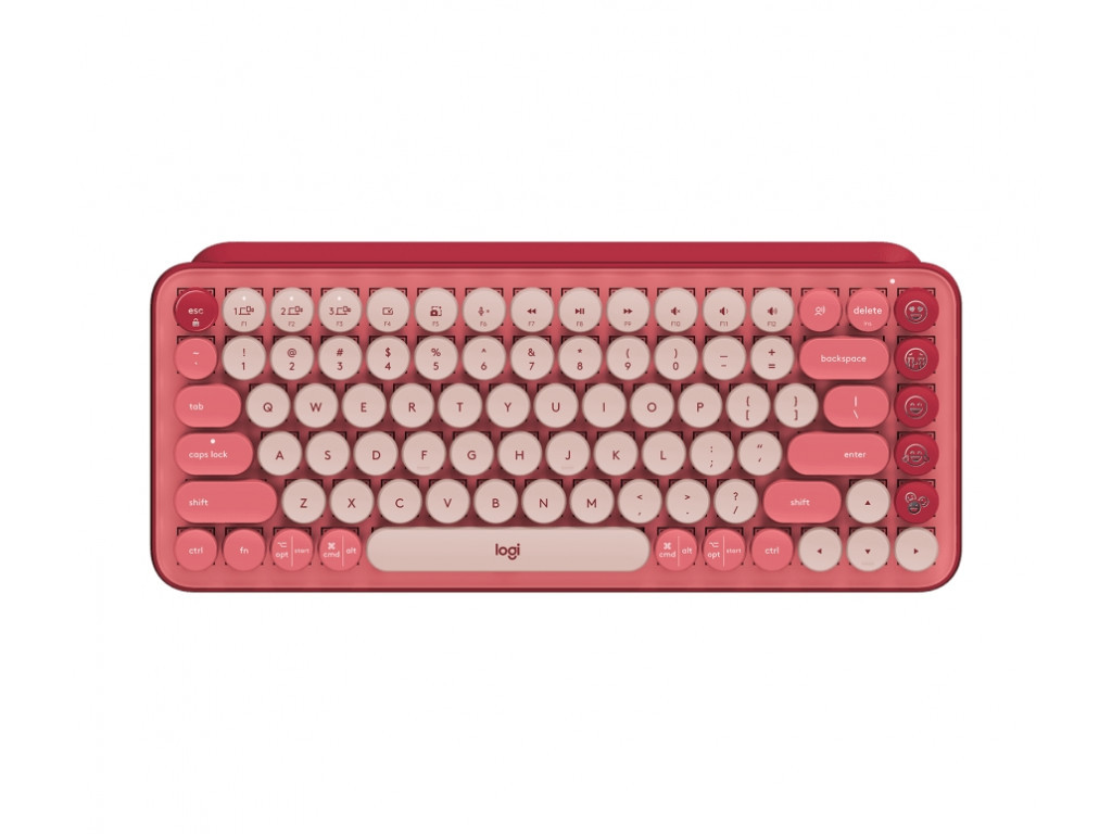 Клавиатура Logitech POP Keys Wireless Mechanical Keyboard With Emoji Keys - HEARTBREAKER_ROSE - US INT'L - INTNL 19012_8.jpg