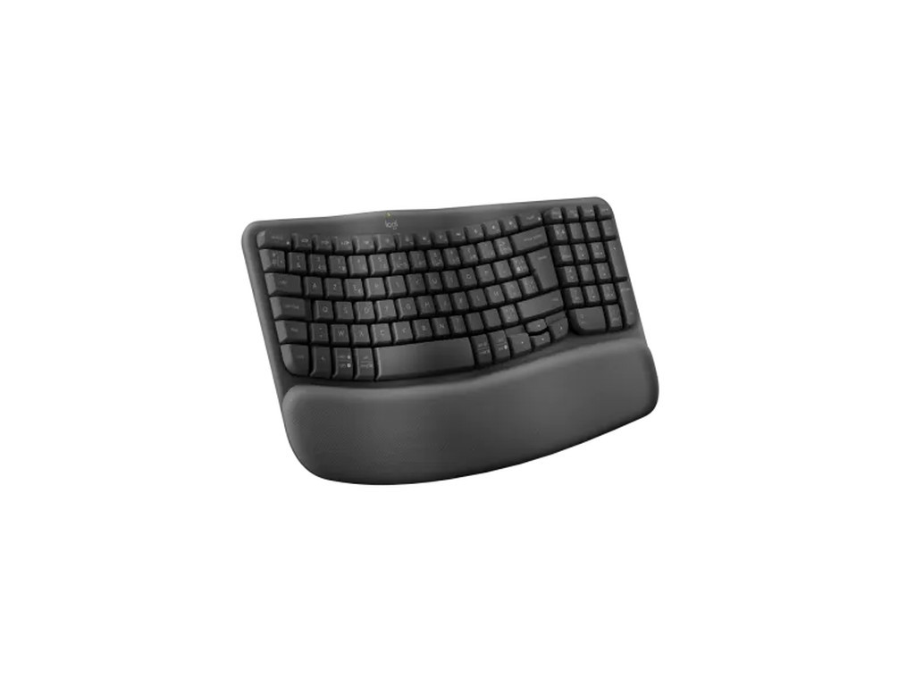 Клавиатура Logitech Wave Keys wireless ergonomic keyboard - GRAPHITE - US INT`L - 2.4GHZ/BT - N/A - INTNL-973 - UNIVERSAL 26095_1.jpg