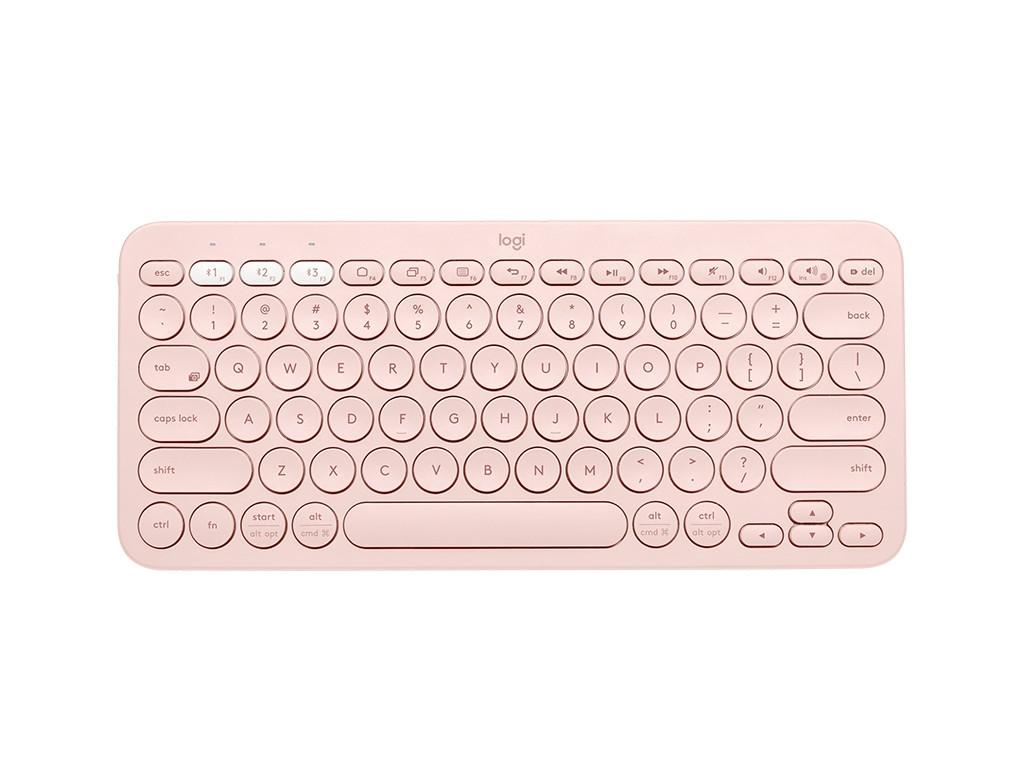 Клавиатура Logitech K380 Multi-Device Bluetooth Keyboard - UK English (Qwerty) - Rose 4086_4.jpg