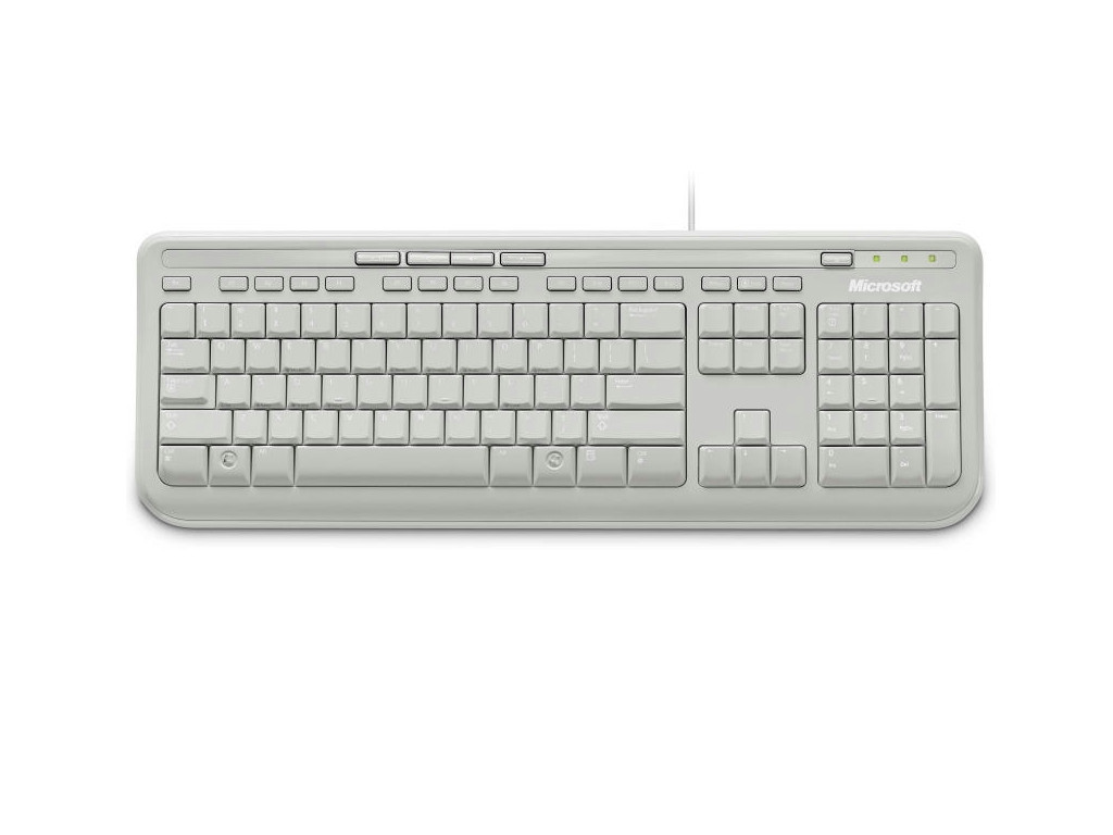 Клавиатура Microsoft Wired Kbrd 600 USB Port Eng Intl Euro Hdwr White 4121_6.jpg