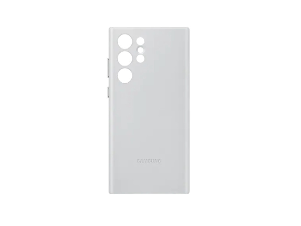 Калъф Samsung S22 Ultra G908 Leather Cover Light Gray 18643_13.jpg