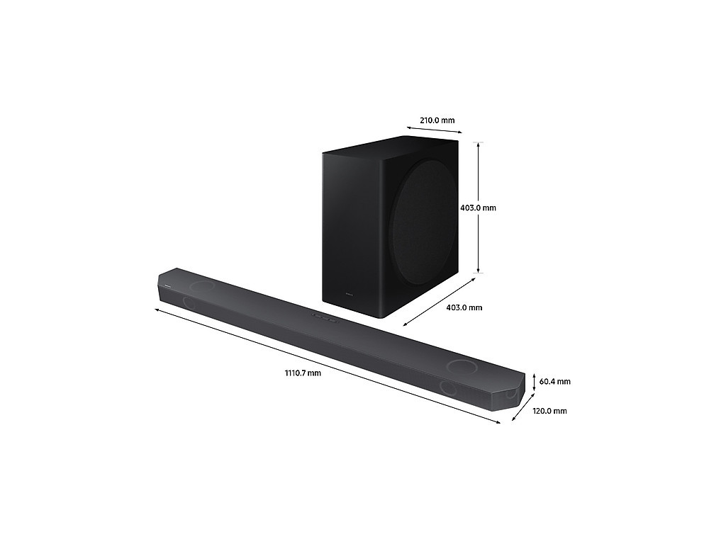 Аудио система Samsung HW-Q800B Soundbar 5.1.2ch w/ Wireless Dolby Atmos / DTS:X (2022) Black 22887_21.jpg