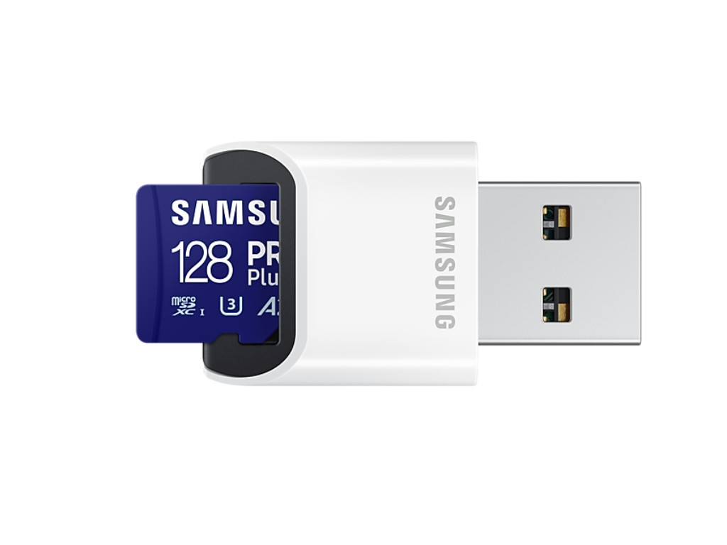 Памет Samsung 128GB micro SD Card PRO Plus with USB Reader 24030_1.jpg