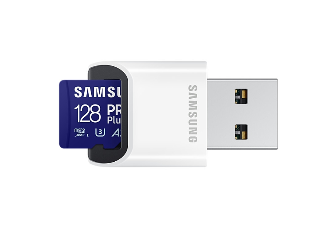 Памет Samsung 128GB micro SD Card PRO Plus with USB Reader 24030_1.jpg