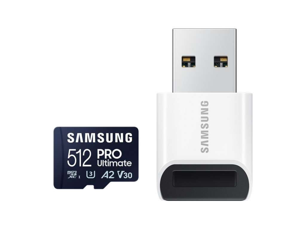 Памет Samsung 512GB micro SD Card PRO Ultimate with USB Reader 26589_4.jpg