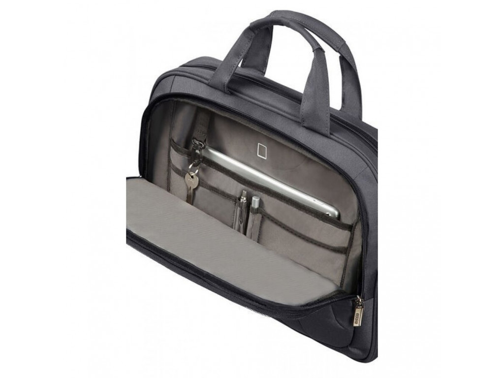 Чанта Samsonite At Work Laptop Bag 39.6cm/15.6" Grey/Orange 10574_27.jpg