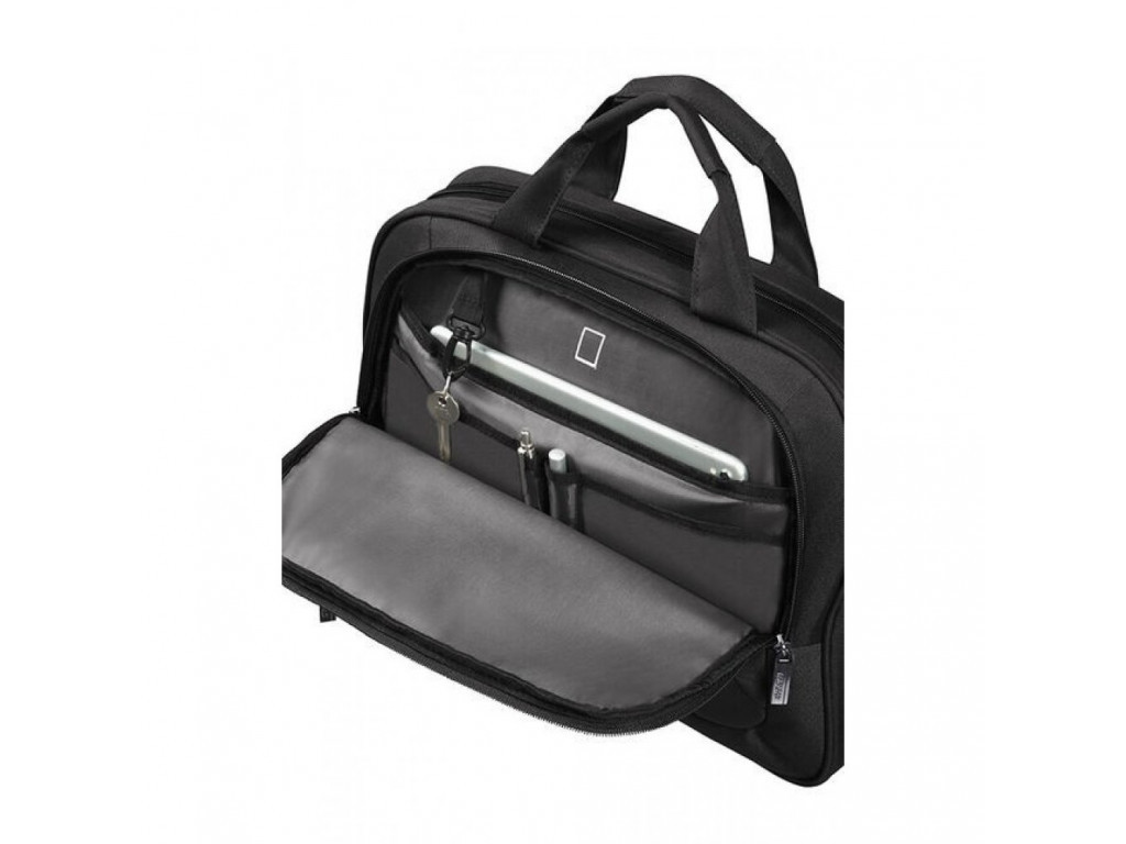 Чанта Samsonite At Work Laptop Bag 33.8-35.8cm/13.3-14.1" Black/Orange 10575_13.jpg