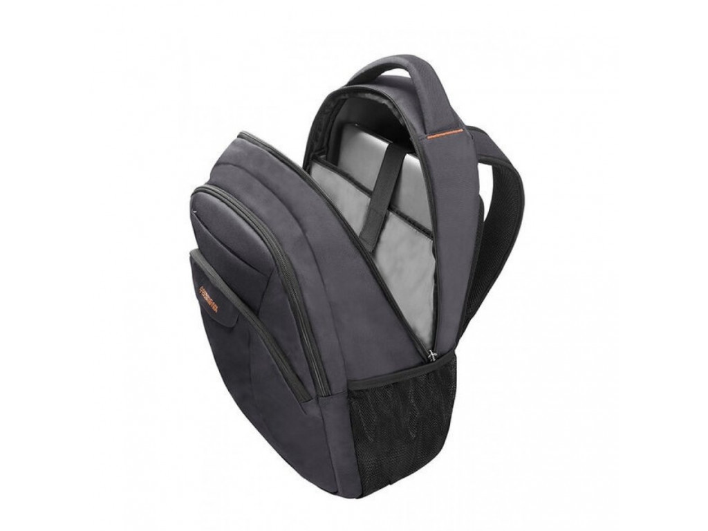Раница Samsonite At Work Laptop Backpack 38.5cm/14.1" Grey/Orange 10641_1.jpg