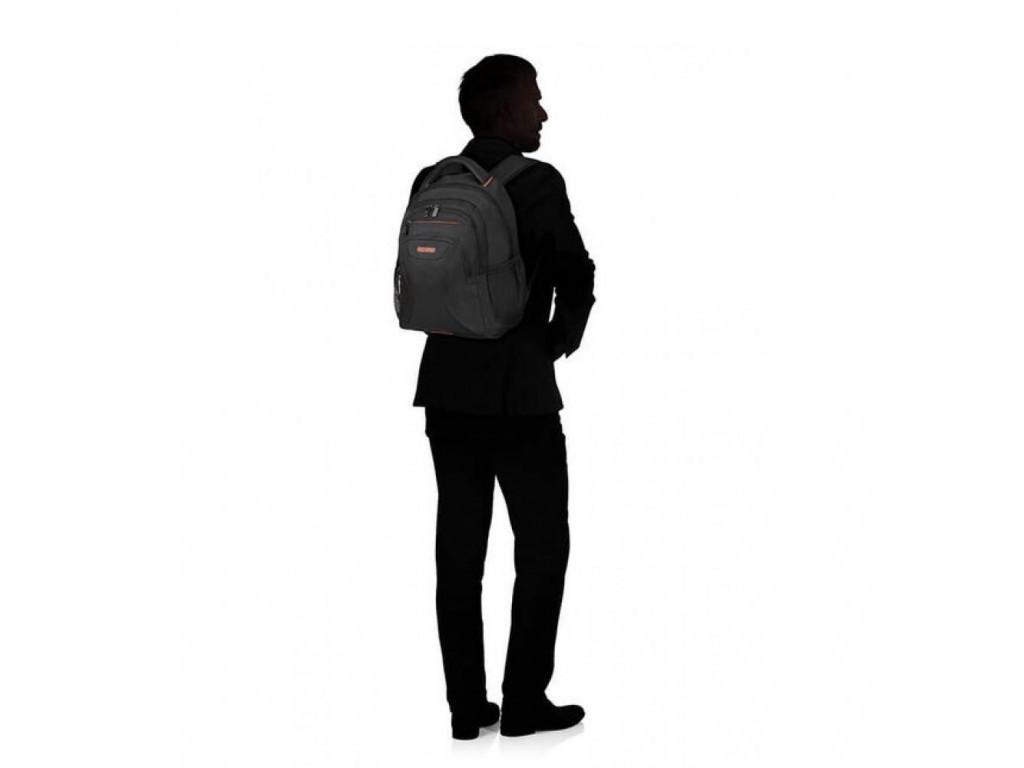 Раница Samsonite At Work Laptop Backpack 38.5cm/14.1" Black/Orange 10643_37.jpg
