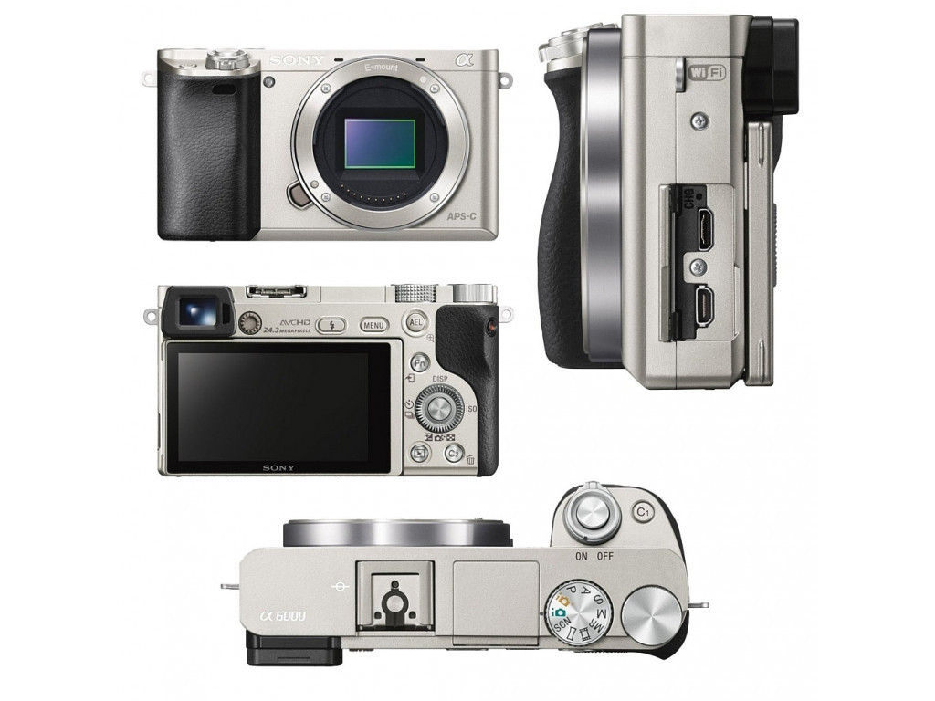 Цифров фотоапарат Sony Exmor APS HD ILCE-6000 silver 2869_7.jpg