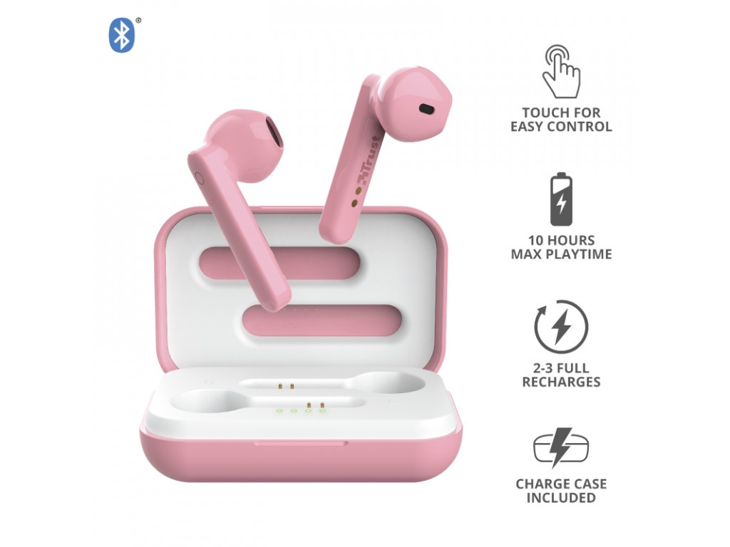 Слушалки TRUST Primo Touch Bluetooth Earphones Pink 1149_18.jpg