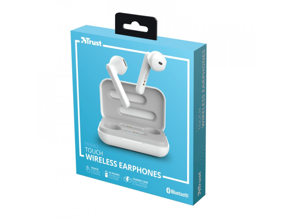 Слушалки TRUST Primo Touch Bluetooth Earphones White 1150_10.jpg