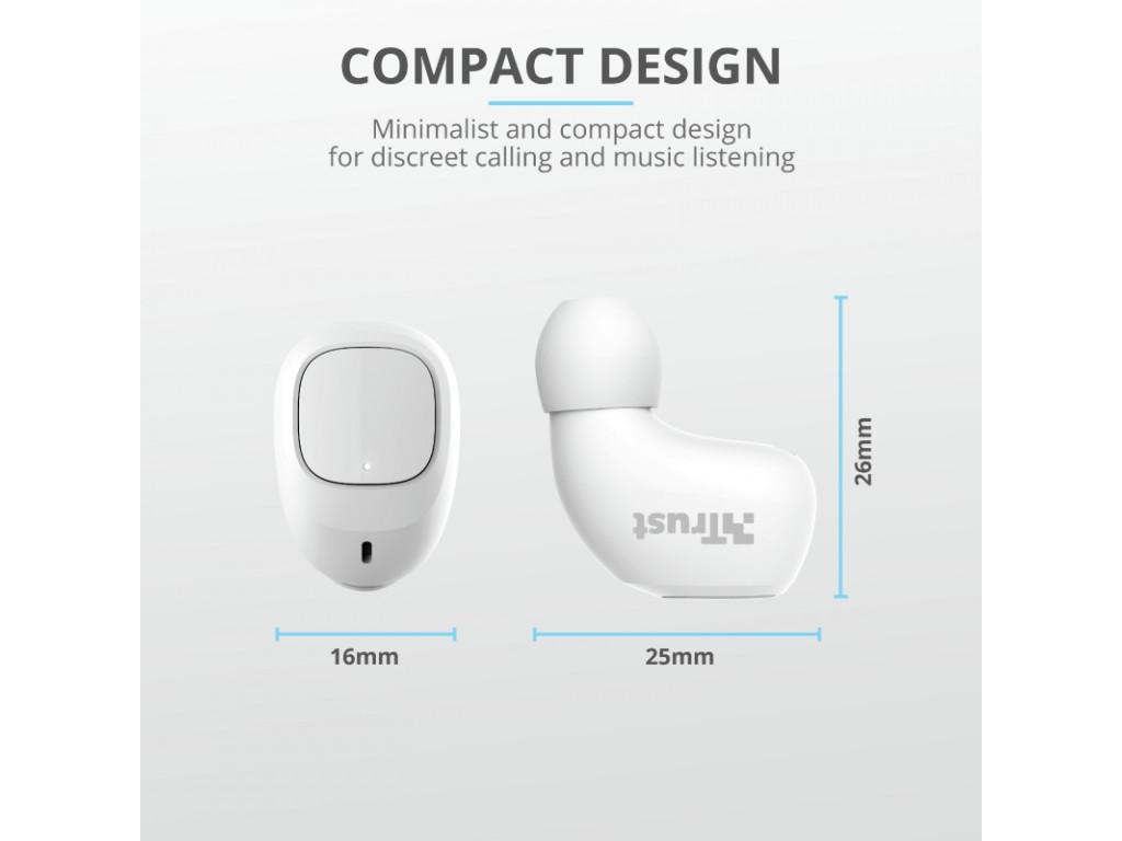 Слушалки TRUST Nika Compact Bluetooth Earphones White 1153_10.jpg