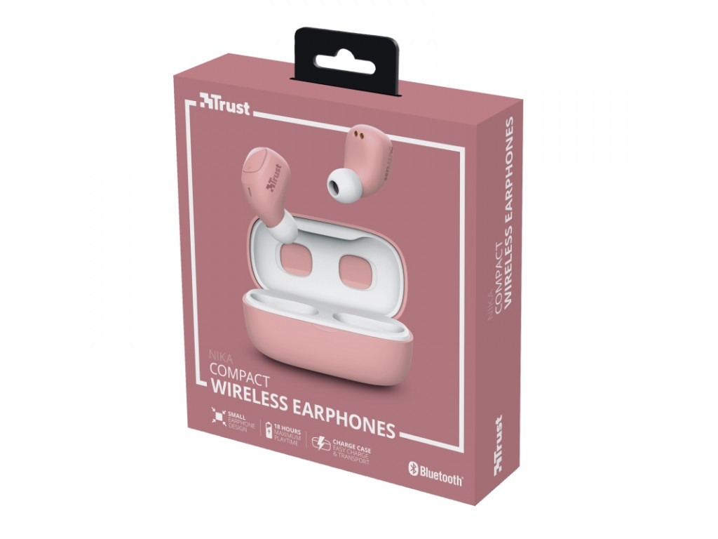 Слушалки TRUST Nika Compact Bluetooth Earphones Pink 1154_103.jpg