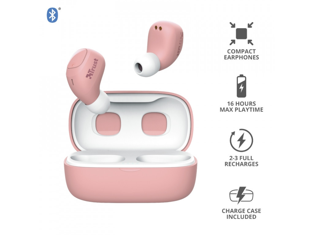 Слушалки TRUST Nika Compact Bluetooth Earphones Pink 1154_18.jpg