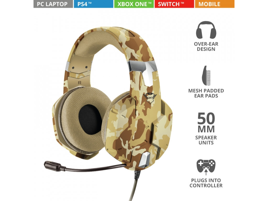 Слушалки TRUST GXT 322D Carus Gaming Headset - desert camo 16906_6.jpg