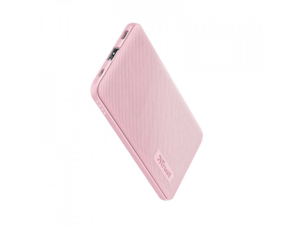 Външна батерия TRUST Primo Fast Ultra-thin Powerbank 5000 mAh Pink 17281.jpg